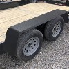 Double Axle Trailer Fenders, 2PCS Set, Compatible with 13-15 Inch Wheels, Heavy-Duty Design for Enclosed & Utility Trailers - 3 of 4