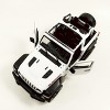 KiNSMART - Jeep Wrangler Rubicon Off Road 4x4 5 inch 1:34 Scale Die Cast Model Replica Toy Car Opentop White - 3 of 4