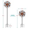 Cyan Oasis 83-Inch Sun Flame Wind Spinner - 4 of 4