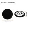 Unique Bargains Blouses Sweater Round Aluminum Cotton Fabric Cloth Covered Buttons 10 Pcs - 2 of 4