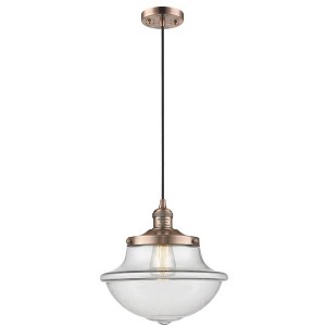 Oxford - 1 Light Cord Hung Mini Pendant In Traditional Style-11.5 Inches Tall and 11.75 Inches Wide - 1 of 1