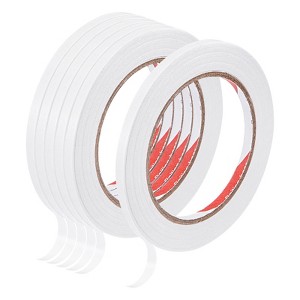 Unique Bargains Cotton Paper Double-Sided Adhesive Tape for DIY Arts Crafts 10 Rolls - 1 of 3