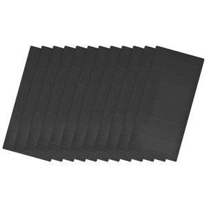 Unique Bargains Stainless Steel DIY Laser Printing Office Engraving Blank Card 12 Pcs - 1 of 4