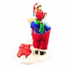 Department 56 Villages 3.25 In Dad's Christmas Tradition Snow Village Santa Ceramic Village Accessories - 4 of 4
