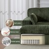 Whisen 2-Piece L-Shaped Sectional Compression Sofa with Soft Corduroy Fabric, No Assembly Required - 4 of 4