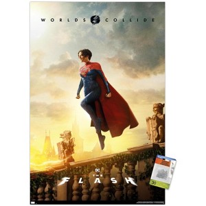 Trends International DC Comics Movie The Flash - Supergirl Flying One Sheet Unframed Wall Poster Prints - 1 of 4