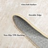 Area Rug, Living Room Machine Washable Rug, Modern Abstract Non-Slip Bedroom Rug, Solid Area Rug Home Decor - 3 of 4