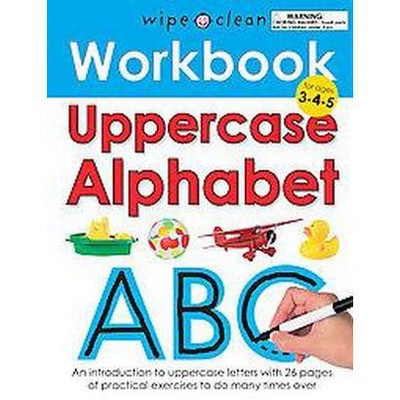 Uppercase Alphabet ( Wipe clean) (Workbook) (Paperback) by Priddy Books