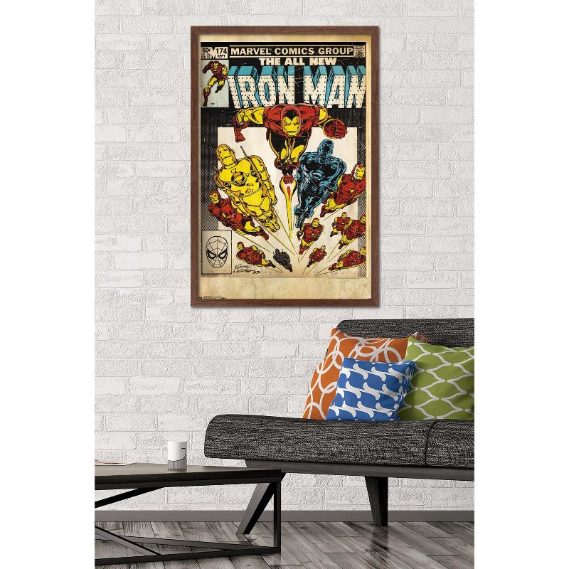 Trends International Marvel Comics - Iron Man - Cover #174 Framed Wall Poster Prints, 2 of 7