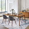 Coucheta Washable Abstract Area Rug, Stain Resistant&Non-Slip, Easy Fold & Non-Shedding, Low Pile Carpet for Living Room, Bedroom, Nursery, Apartment - 3 of 4