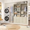 Aheaplus 49" - 128" Wooden Wardrobe System with Adjustable Shelves and Drawers - 2 of 4