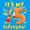 Boy's Dr. Seuss It's My 5th Birthday  T-Shirt - Turquoise - Large - 2 of 4