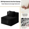MonCamel Modular Sectional Sofa with Chaise, Modern L Shaped Cloud Couch with Deep Seat, Sectional Couches for Living Room, Bedroom - 2 of 4