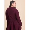 ELOQUII Gold Button Cropped Cardigan - 4 of 4