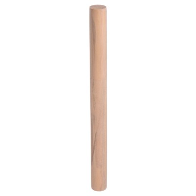Unique Bargains Smooth Non-Stick Small Beech Wood Kitchen Baking Rolling Pin