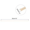 Unique Bargains Arts Garden Christmas Decoration Round Natural Wood Sticks 100 Pcs - 2 of 4