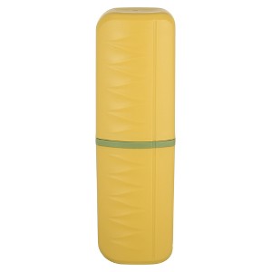 Unique Bargains Plastic Lightweight Toothbrush Travel Case 2.36"x1.57"x7.87" 1 Pc - 1 of 4