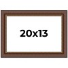 PosterPalooza | Traditional Brown Picture Frame - UV Acrylic, Backing Board, Hanging Hardware Included - 2 of 4