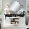 Sincido 66" TV Stand for 75 Inch TVs with Sliding Door & Adjustable Shelf for Living Room - 4 of 4