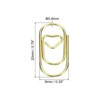 Unique Bargains Heart-Shaped Cute Decorative Fun Clips Bookmarks Paper Clip 100 Pcs - 2 of 4