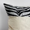Slickblue Decorative Linen Throw Pillow - Stylish Patchwork Floor Cushion, 19.7"x19.7", 8 Design Options - 2 of 4