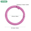 Unique Bargains Metal Spring O Rings Zinc Alloy Durable Multipurpose Lightweight Buckle - 3 of 4