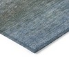 Blue And Taupe Geometric Washable Indoor Outdoor Area Rug - 4 of 4