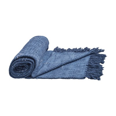 carol & frank Hal Indigo 50" x 60" Throw Blanket