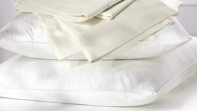 400 Thread Count Solid Performance Pillowcase Set - Threshold&#153;, 3 of 4, play video