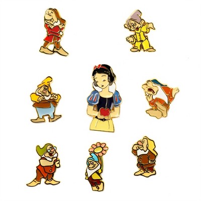Snow White 8 Pack Lapel Pin Set