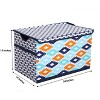 Bacati - Liam Aztec Design Aqua/Orange/Navy Storage Toy Chest - 2 of 4