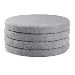 Meridian Furniture,Aphia Boucle Fabric Coffee Table - 1 of 4
