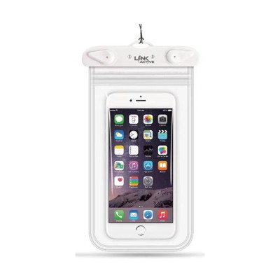 Link Waterproof Cell Phone Bag Up to 10.5" Underwater Dry Bag  IPX8 Fits iPhone 13 Pro Max/12/11/XR/X, Galaxy S22/S21, Note 20, Pixel/OnePlus & More Great For Showers, Vacations or Swimming