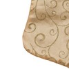 Northlight 20.5" Gold Glittered Swirl Christmas Stocking with Velveteen Cuff - 4 of 4