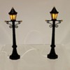 Department 56 Villages 4.25 In Uptown Street Lights Village Metal Battery Village Accessories - 2 of 3