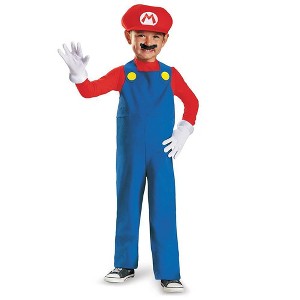 Toddler Super Mario Halloween Costume Jumpsuit - 1 of 4