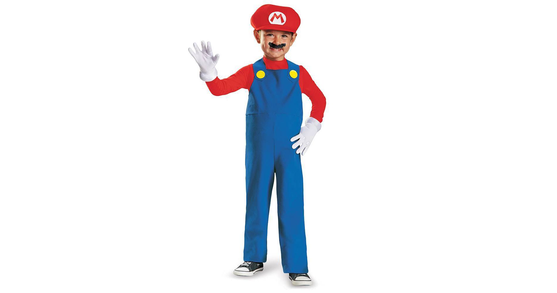 Toddler Super Mario Halloween Costume Jumpsuit