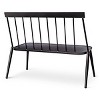 Windsor Metal Stack Patio Bench Black - Project 62™ - image 3 of 4
