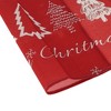 Unique Bargains Christmas Place Mats Christmas Tree Flax Red White 11.8"x17.7" 2 Pcs - 4 of 4