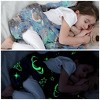 Vudeco Glow in The Dark Kids' Blanket Gray Space: 50x60 Inch Midweight Microfiber Throw for Kids, Spaceship Pattern - 4 of 4