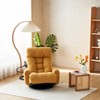 Vynxaria Sunshine Yellow 360¡ã Swivel Bean Bag Seat - 5-Position Adjustable Lounge Chair with Headrest - 2 of 4