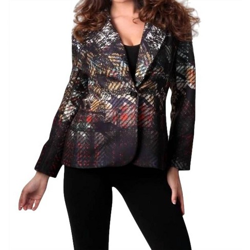 Women's Graphic Blazer - ANGEL - image 1 of 2