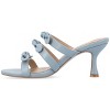 Journee Collection Womens Kristina Kitten Heel Slip On Open Toe Pumps - 2 of 4