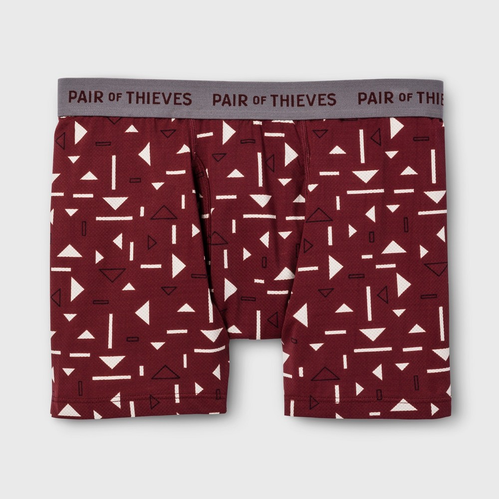 Pair of Thieves Men's SuperFit Boxer Briefs - Red XL, Men's was $12.99 now $9.09 (30.0% off)