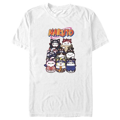 Men's Naruto Nyaruto Team Pose T-Shirt