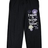 Beetlejuice I Myself Am Strange And Unusual Women's Black Sleep Pajama Pants - 2 of 4