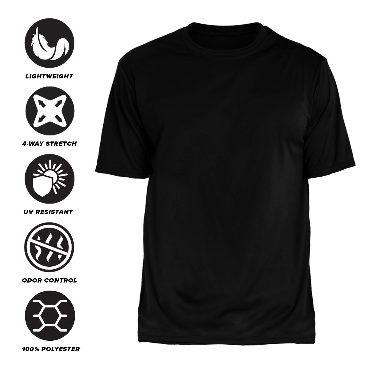 Men's Northwest Missouri State University Men's Sport Active T-Shirt Left Chest Logo - thumbnail 4