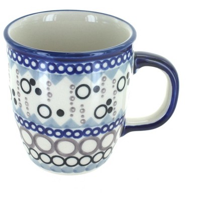 Blue Rose Polish Pottery Remington Coffee Mug