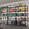 WOWLIVE 5 Tier Wire Shelving Unit Heavy Duty Metal Shelves for Storage Adjustable Garage Shelving Rack Pantry Kitchen - 4 of 4