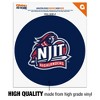 New Jersey Institute of Technology Primary Logo Automotive Car Window Locker Circle Bumper Sticker - 3 of 4